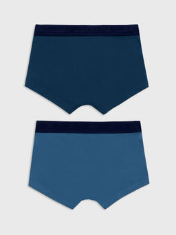 Трусы мужские боксеры мультипак (2 шт.) в сине-серых оттенках ночь +шторм5 411188-2 - Mark formelle фото 6