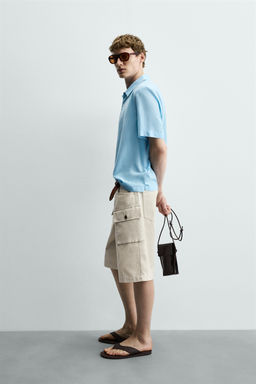 BERMUDA CARGO REGULAR FIT ESPIGA / Arena
