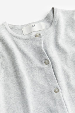 Cardigan en punto fino de algodon - H&m фото 5