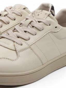 03-A1019-5 BEIGE Полуботинки спортивные женские (натуральная кожа)