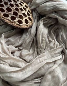 Палантин 180*85см однотонный 33-0001 бежевый