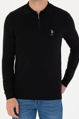 U. S. Polo Assn / Мужской черный свитер - U.s. polo assn фото 27
