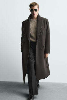 LIMITED EDITION MANTECO® WOOL BLEND DOUBLE-BREASTED COAT - Zara фото 7