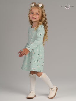 Платье Элла мятный букетик