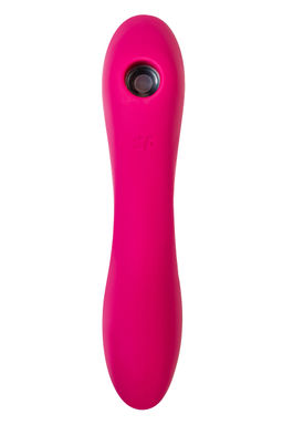 Вакуум-волновой бесконтактный стимулятор клитора Satisfyer Curvy Trinity 3, силикон, красный  фото 4