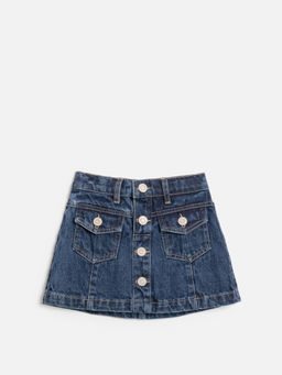 ACOOLA / Юбка джинсовая детская для девочек Kornish синий  фото 3