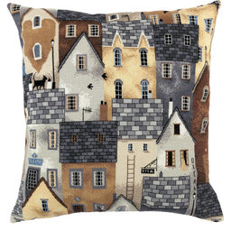 Набор для вышивания PANNA PD-7452 Подушка. Крыши 40 х 40 см