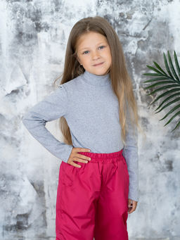 Джемперводолазка меланж серая