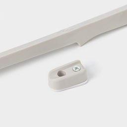 Ложка для обуви с магнитным держателем, 61.5×4.1×2 см, белая