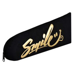 Пенал школьный, арт.59701/ 24 УЛЫБАЙСЯ (без наполнения, 20x8x4 см, полиэстер, молния, высокая печать