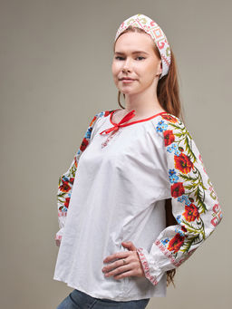 Рубашка женская льняная МАКИ