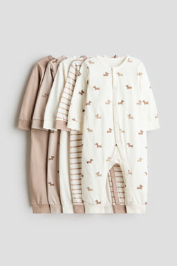 Pack de 5 pijamas enteros de algod?n