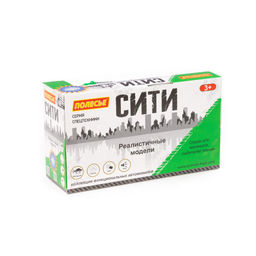 Сити, автомобиль-лесовоз инерционный (со светом и звуком) (зелёный) (в коробке) - Полесье фото 7