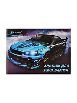 Цена за 5 шт. Альбом для рисования Calligrata А4, 20 листов, на скрепке, МИКС