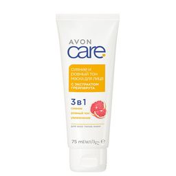 Маска для лица Сияние и ровный тон с экстрактом грейпфрута, 75 мл - Avon фото 3