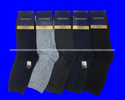 Цена за 12 пар. Носки мужские плотный хлопок с лайкрой