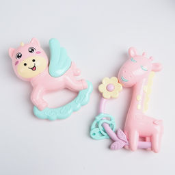 Погремушка «Нежность», в сумочке, набор 6 шт., МИКС, Крошка Я