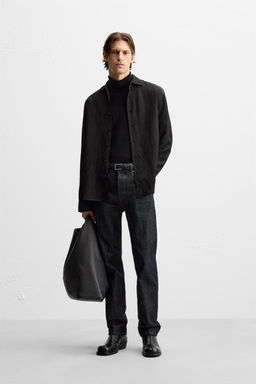 SATIN JACQUARD SHIRT