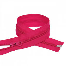 Молния Mzip пласт. спираль №5-N 40см цв.F145 малиновый уп.10шт