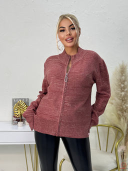 Кофта - кардиган с капюшоном на молнии - Bruno фото 3