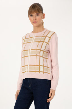 Kad_n Pudra Bisiklet Yaka _izgili Kazak - U.s. polo assn фото 3