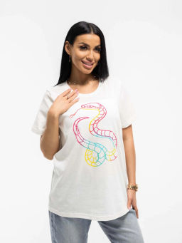 Футболка женская, цвет белый