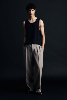 Camiseta metalizada sin mangas Regular Fit - H&m фото 2