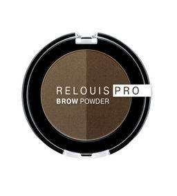 RELOUIS Тени "Pro Brow Powder" для бровей тон 02 Taupe