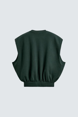 PIQU_ TEXTURED INTERLOCK GILET - Zara фото 7