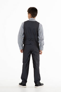 Серые брюки для мальчика Инфанта, модель 0911 СМ  фото 4