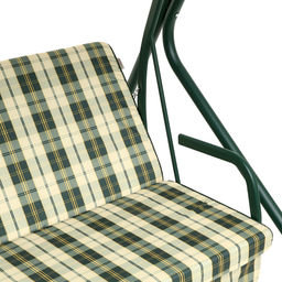 Качели садовые «Колорадо», 209×136×177 см, максимальная нагрузка 300 кг, зелёные