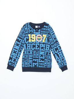 Bisiklet Yaka Fenerbah?e Bask?l? Erkek ?ocuk Ti??rt