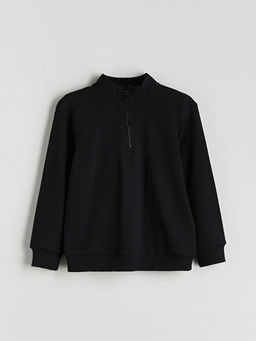 Dik Yaka Erkek ?ocuk Sweatshirt