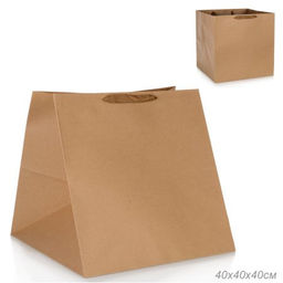 Цена за 12 шт. Пакет подарочный 40х40х40 см / LT-212-7 /уп 12/150/крафт