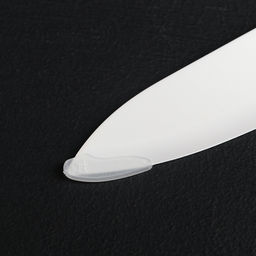 Набор кухонный на подставке «Изгиб», 5 предметов: 4 ножа, 7.5 см, 10 см, 13 см, 15 см, овощечистка, синий