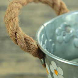 Кашпо «Ведёрко Фрейя», 11.5×11.5×10.5 см