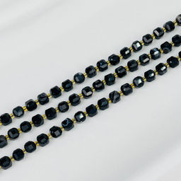 Бусины для украшений из полосатого Агата (42 бусины) 39 см