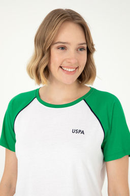 Женская зеленая футболка - U.s. polo assn фото 2