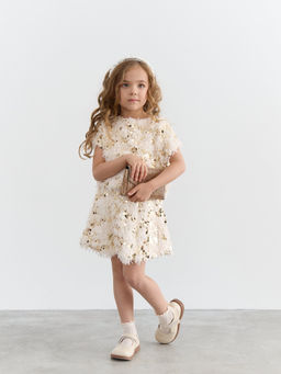 Топ с перьями Крем-брюле - Bungly фото 3