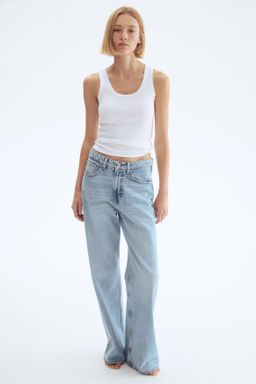 Wide High Waist Jeans - H&m фото 15