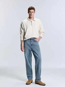 Baggy Fit Erkek Jean Pantolon