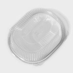 Цена за 420 шт. Контейнер одноразовый с неразъёмной крышкой, РКС, 750 мл, пластик, 17.6×14.7×6.4 см, прозрачный