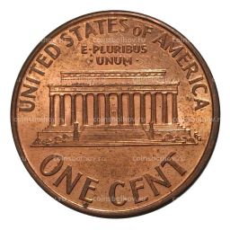 Монета 1 цент 1996 года D