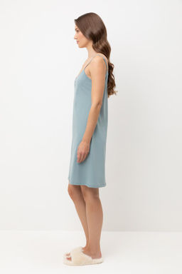 Е 10014/24/пыльно-голубой сорочка жен