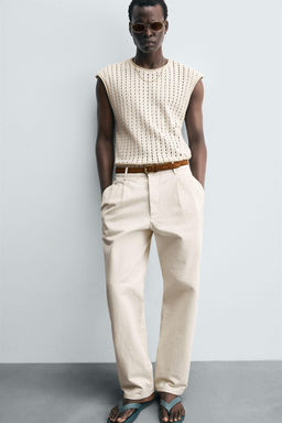 SLEEVELESS KNIT T-SHIRT - Zara фото 6