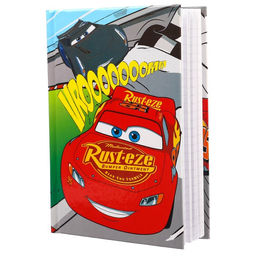 Блокнот А6, 40 листов в твёрдой обложке, Тачки - Disney фото 3