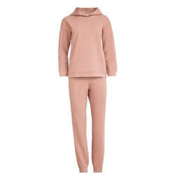 Костюм спортивный женский: худи, брюки, MINAKU: Casual Collection, размер 48, бежевый