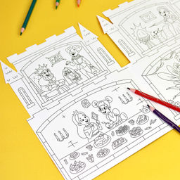 Раскраски для детей. Серия Раскраски-панорамки арт. 63444 ЗАМОК ПРИНЦЕССЫ - Феникс+ фото 7