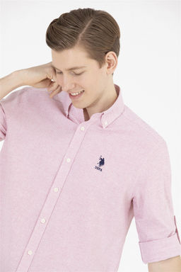 U. S. Polo Assn Мужская красная рубашка с длинным рукавом Неожиданная скидка в корзине - U.s. polo assn фото 3