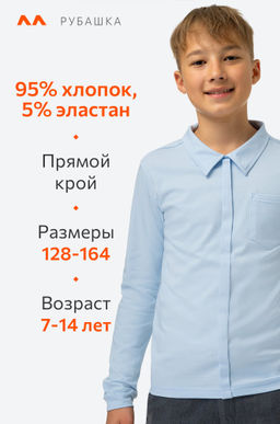 Трикотажная рубашка для мальчика Happyfox